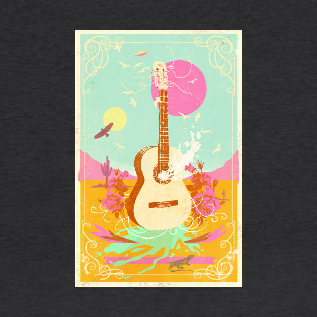 DESERT GUITAR II by Showdeer